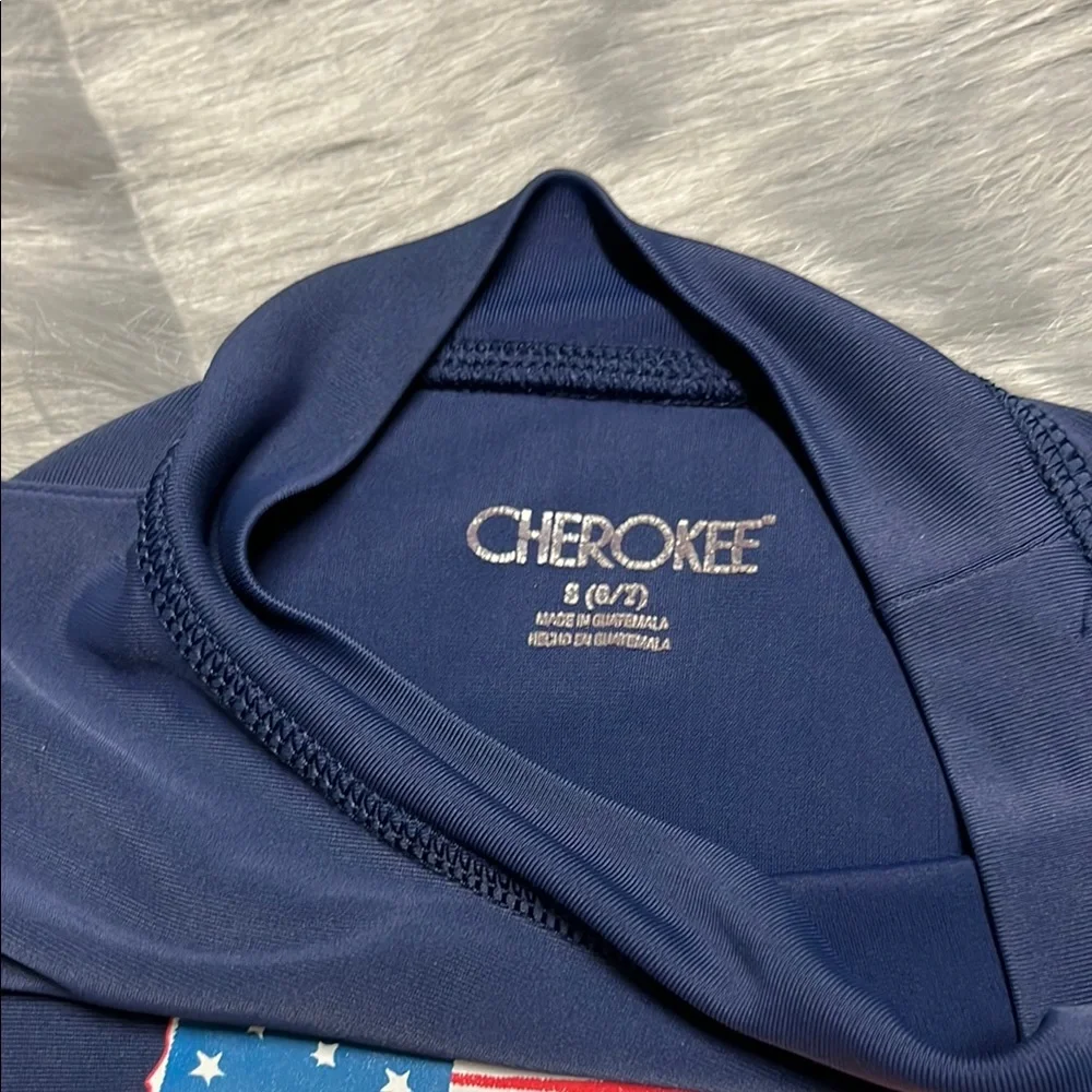 🛍️5️⃣ / 💲2️⃣5️⃣🛍️ - Navy Kids Swim Shirt with USA Flag Design